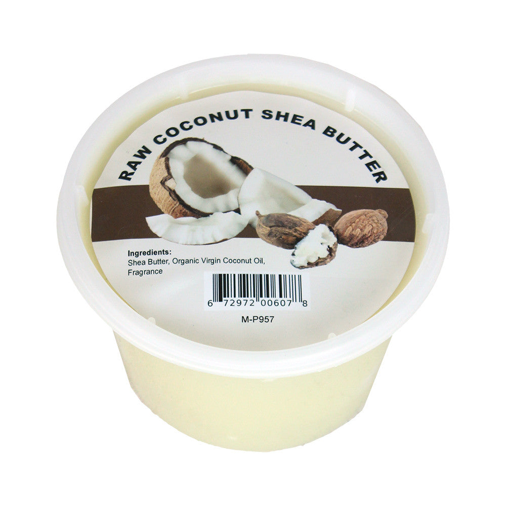 Raw Coconut Shea Butter for Deep Hydration – 16 oz.