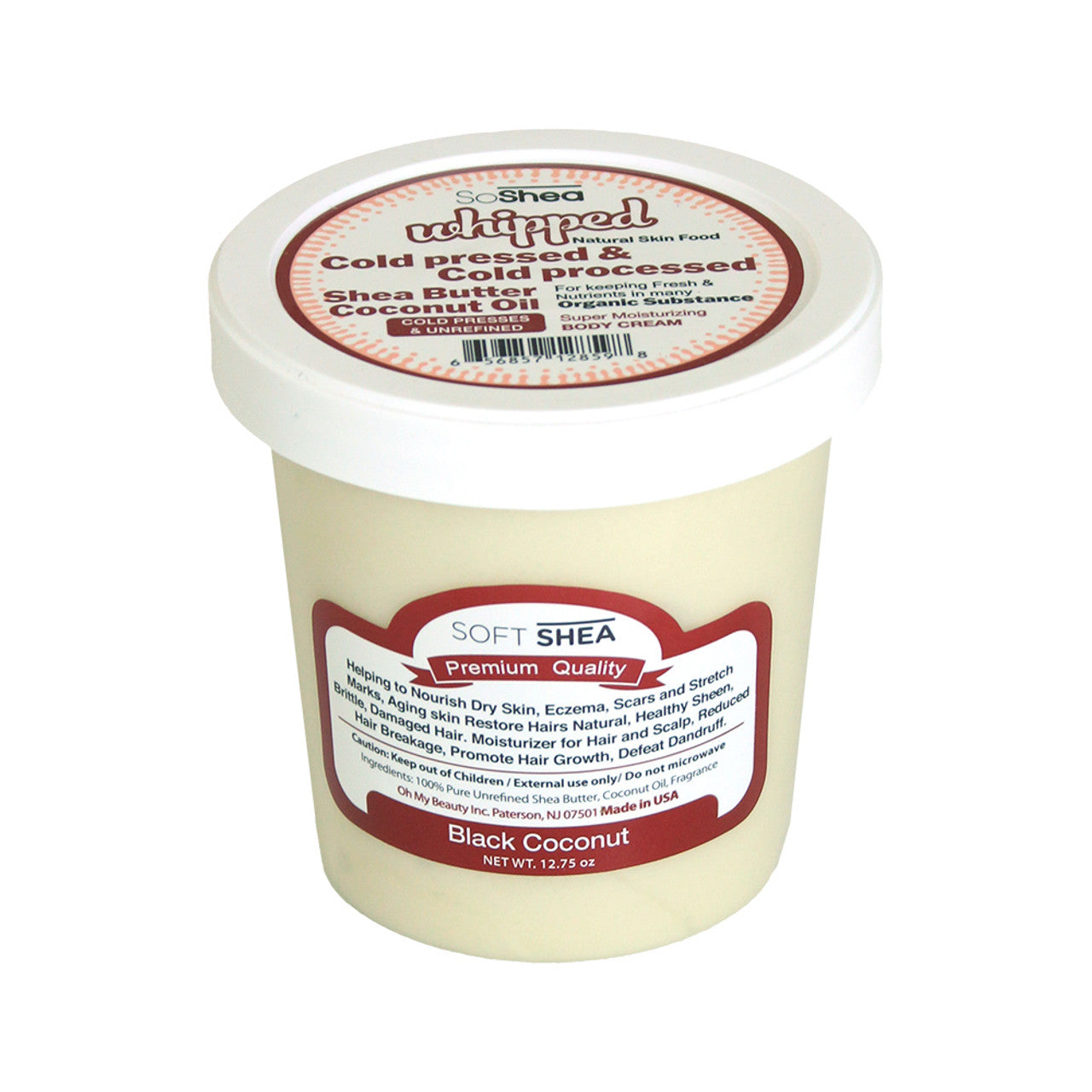 Whipped Shea Butter w/Coconut Oil - Black Coconut