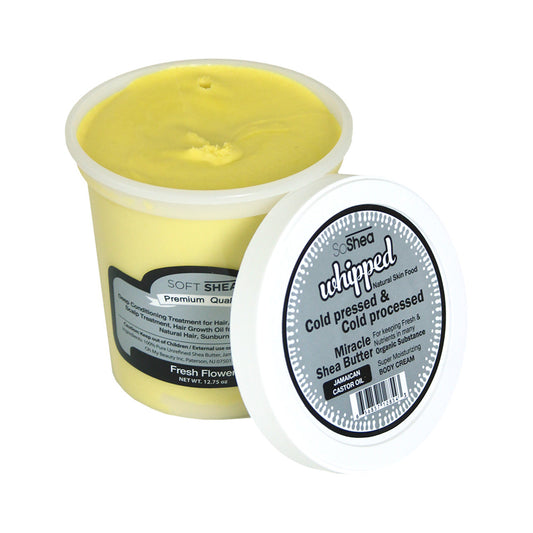 Whipped Shea Butter - Black Castor Oil (Fresh Flower)