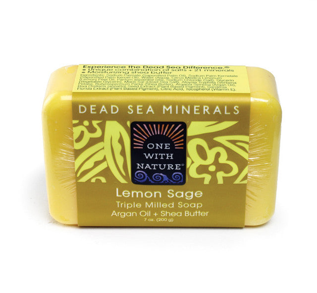 Dead Sea Minerals Lemon Sage Shea/Argan Soap