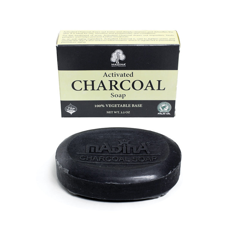 Madina: Activated Charcoal Soap - 3½ oz.