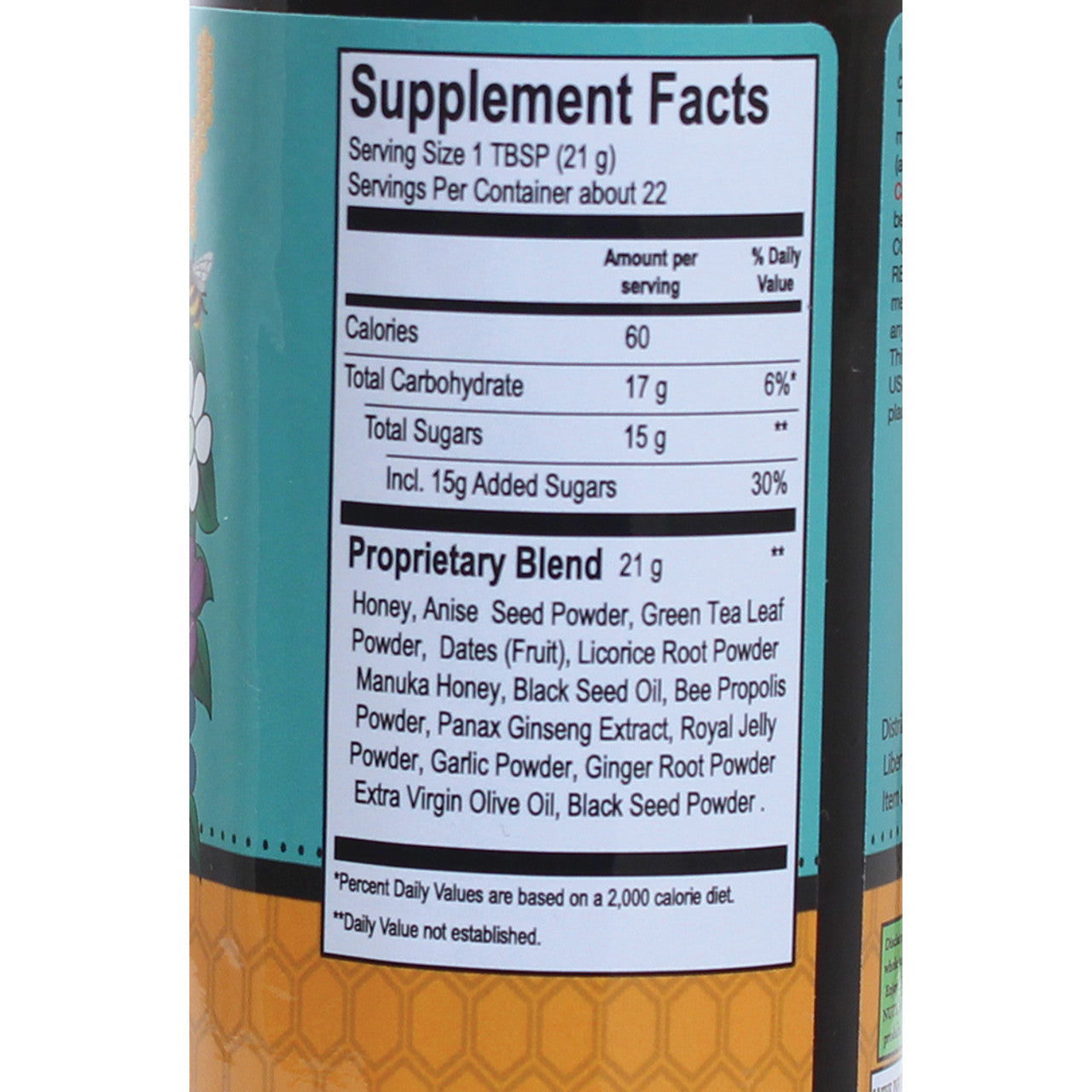 Black Seed Herbal Honey Booster - 16 oz.