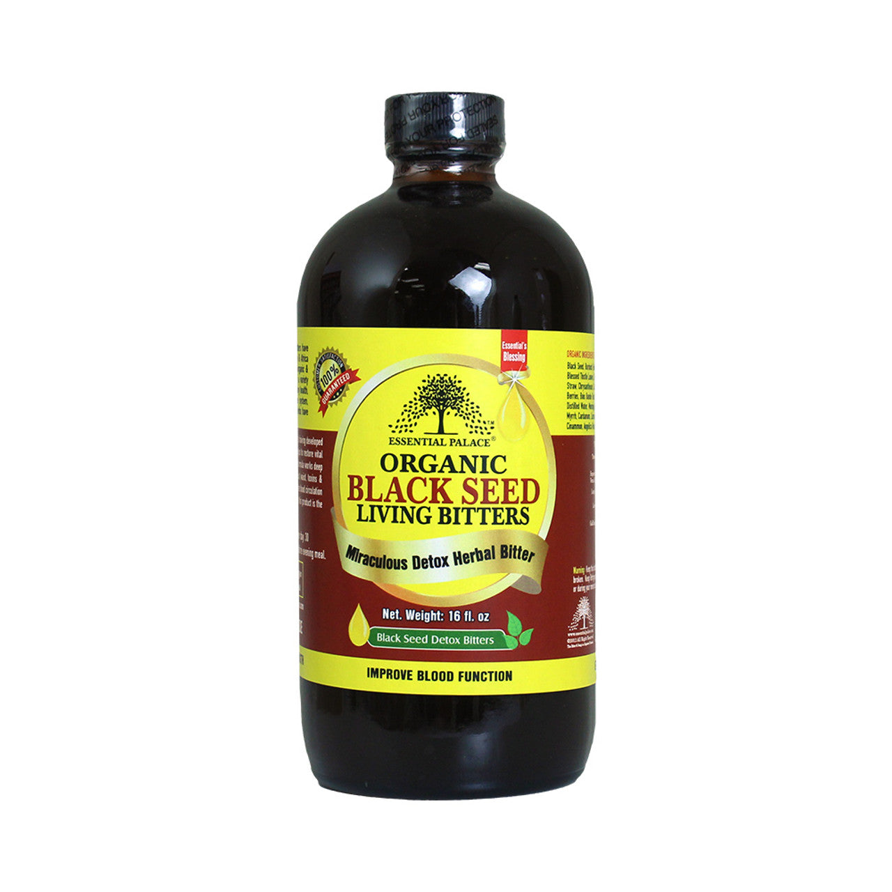 Black Seed Detox Bitter Tonic - 16 oz.