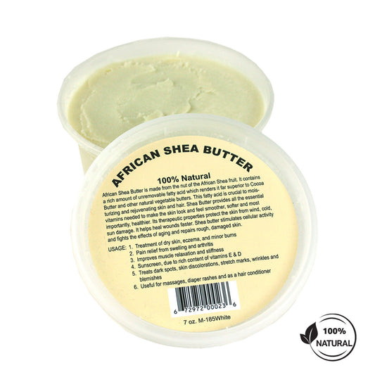100% Natural African Shea Butter White: 7 oz
