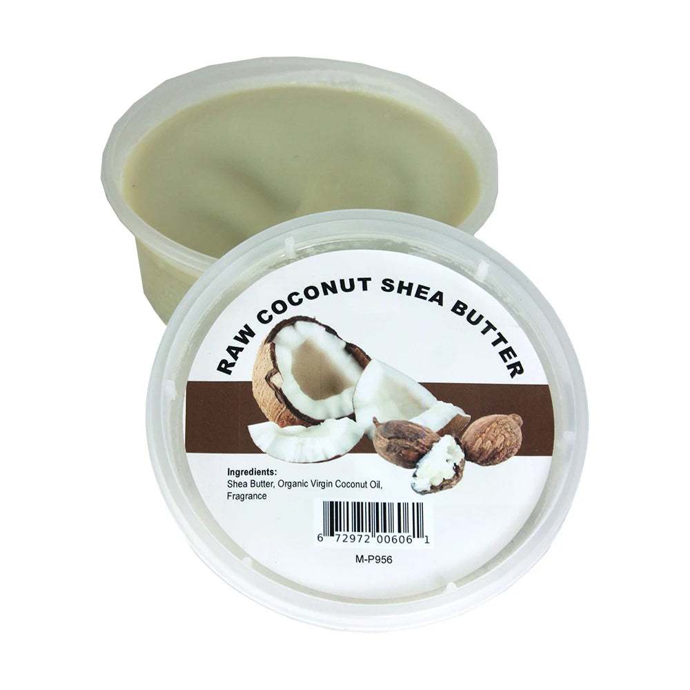 Raw Coconut Shea Butter for Deep Hydration – 8 oz.