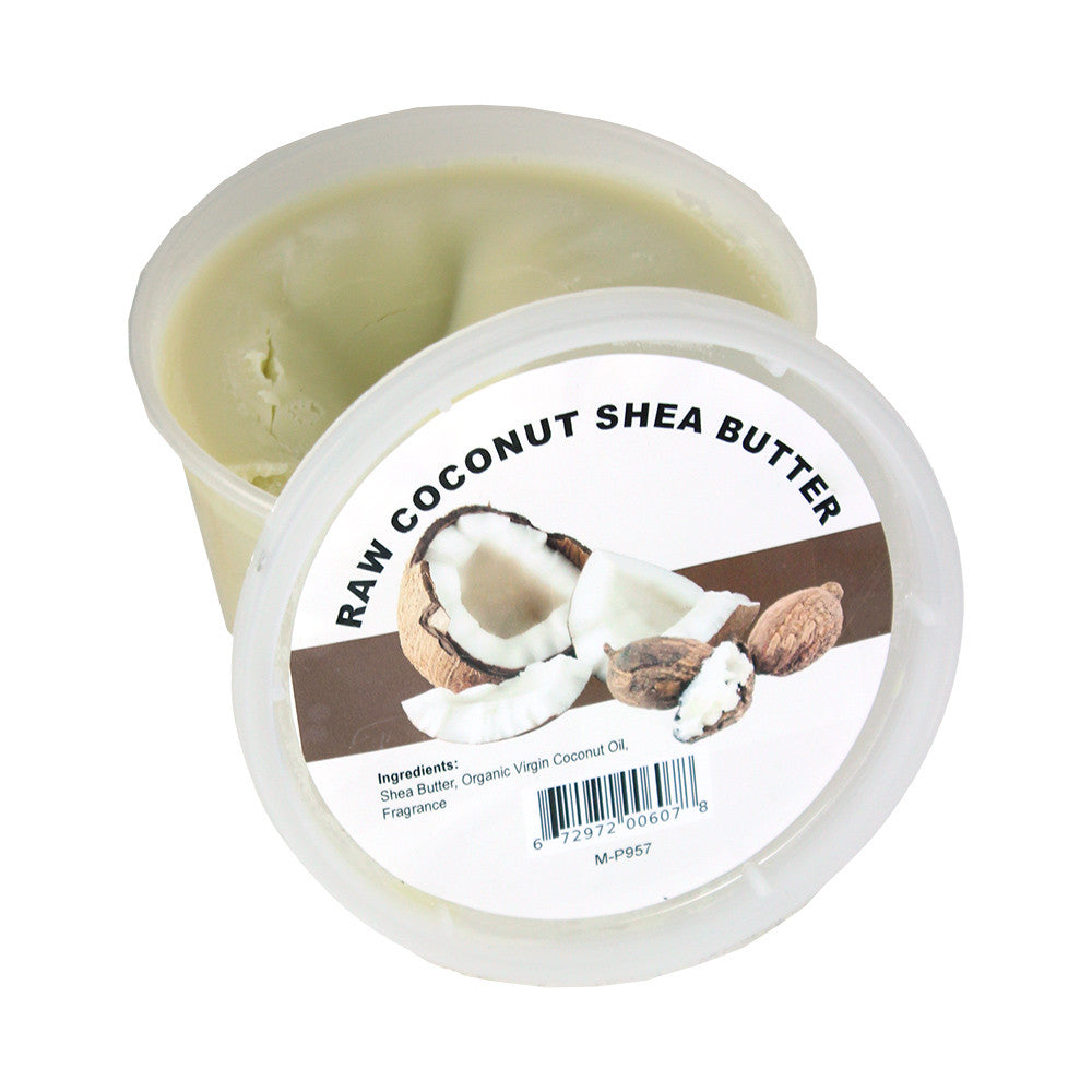 Raw Coconut Shea Butter for Deep Hydration – 16 oz.