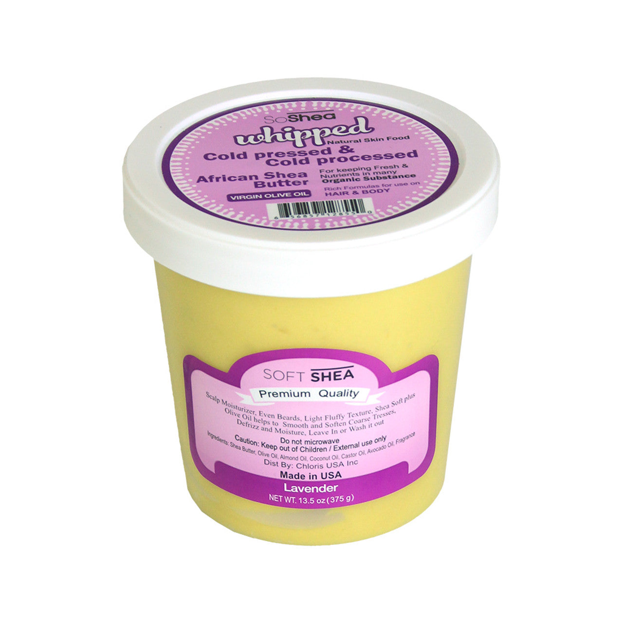 Whipped Shea Butter - Lavender 13.75 oz.