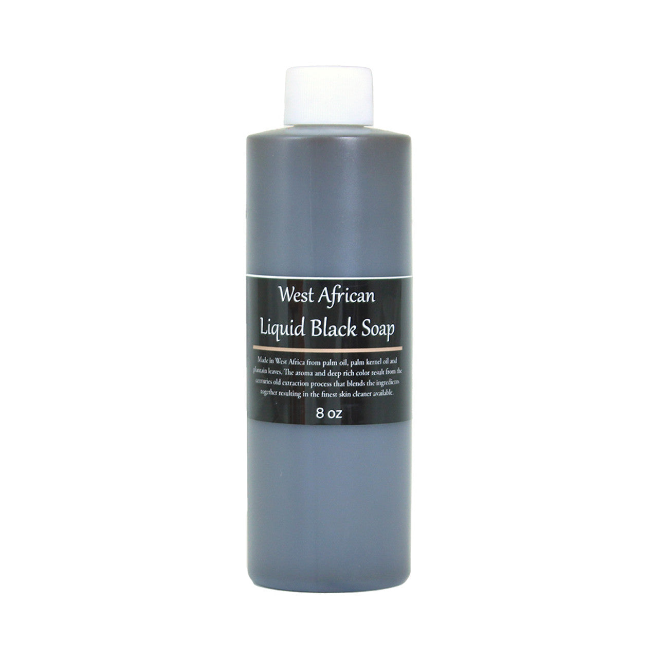 West African Liquid Black Soap 8 oz.