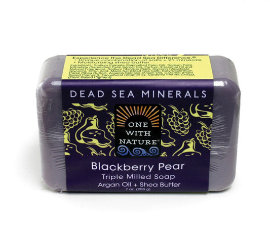 Dead Sea Minerals: Blackberry Pear Shea/Argan Soap