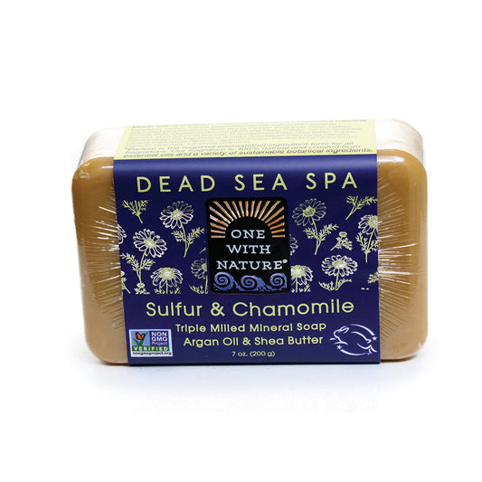 Dead Sea Minerals: Sulfur & Chamomile Mineral Soap