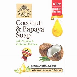 Buy 3 get 15% off Essential Palace Coconut & Papaya Soap