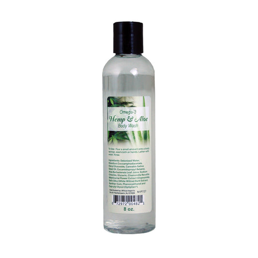 Omega-3 Hemp & Aloe Body Wash - 8 oz.