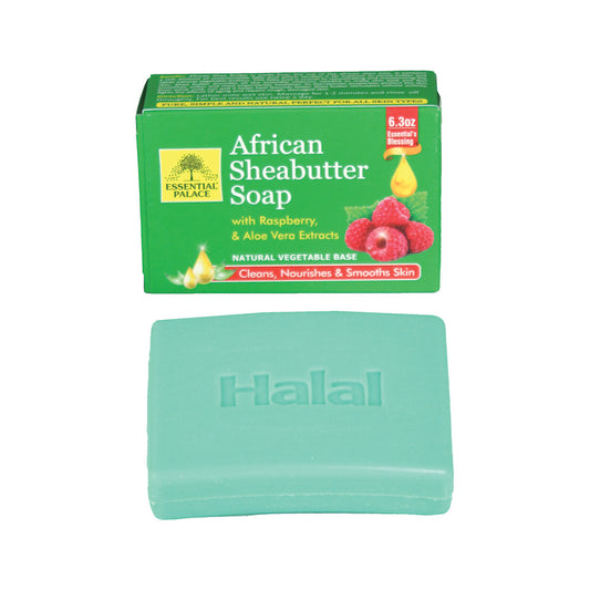Essential Palace African Shea Butter & Raspberry Soap 6.3 oz.