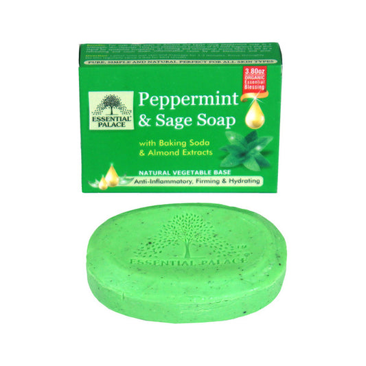 Essential Palace: Peppermint & Sage Soap - 3.8 oz.