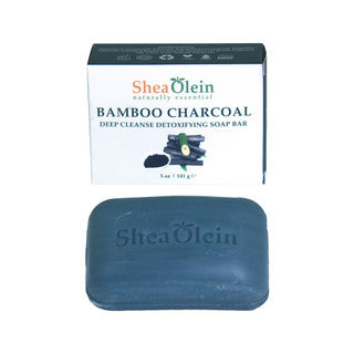 Shea Olein  Activated Bamboo Charcoal Soap